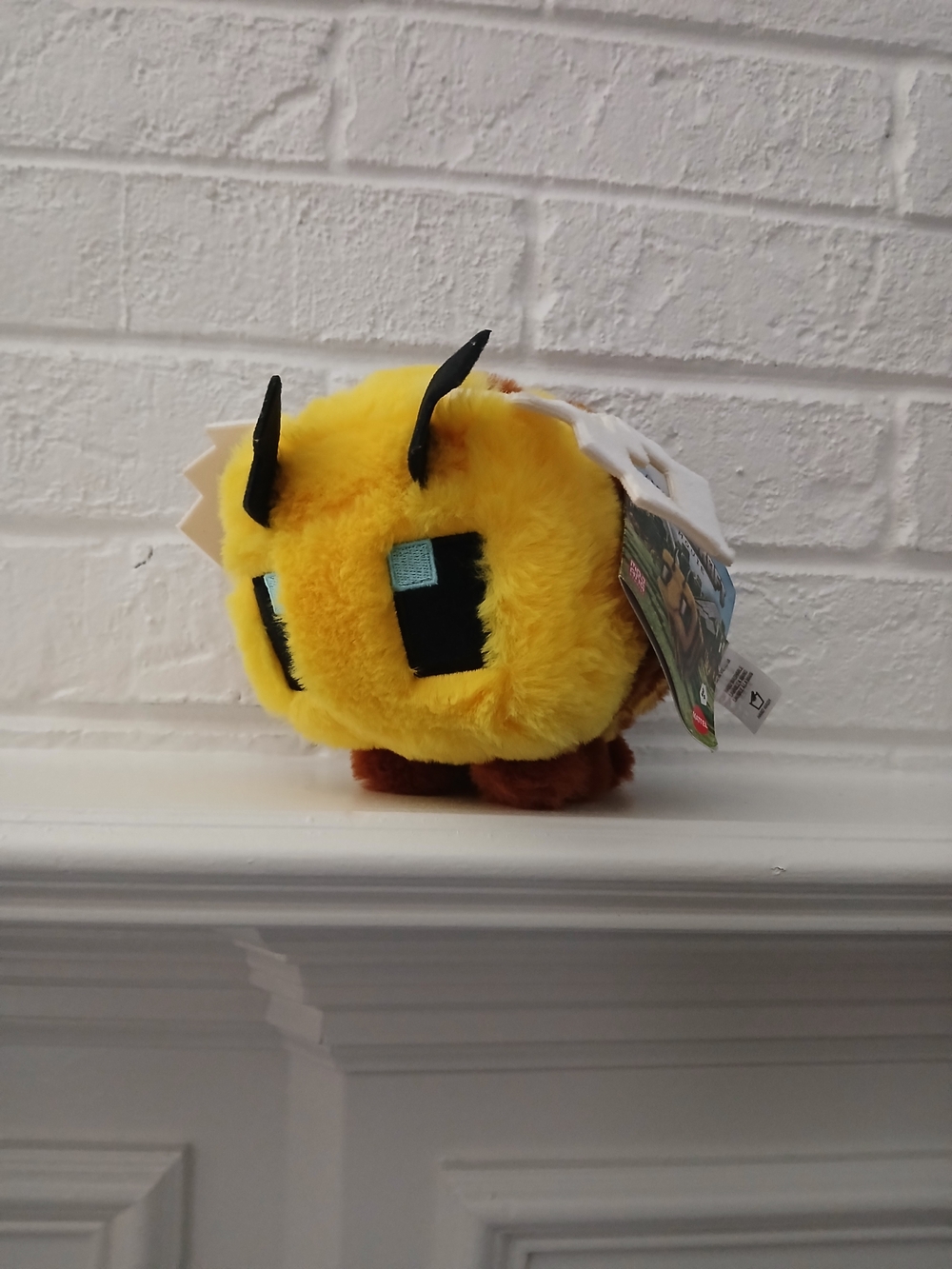 Minecraft Movie Bee Plush Toy, Soft Block-Style Character, Collectible NWT